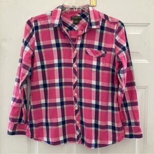 Eddie Bauer Womens Flannel Shirt
Size Large